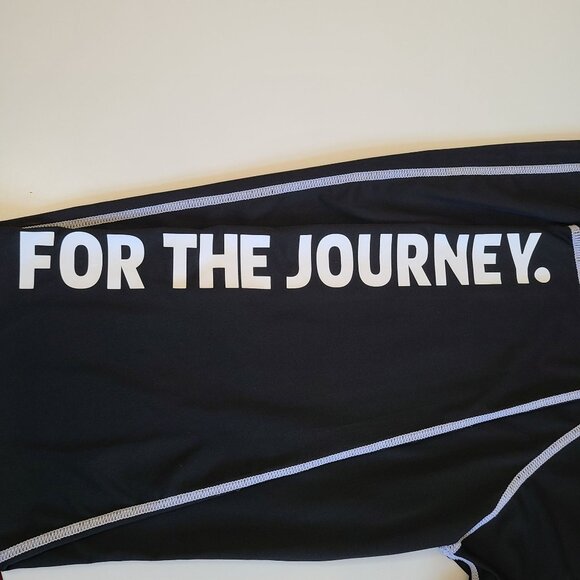 Base Layer Pants Gold BJJ Size 3XL Black With White Lettering "For The Journey" - Picture 5 of 8